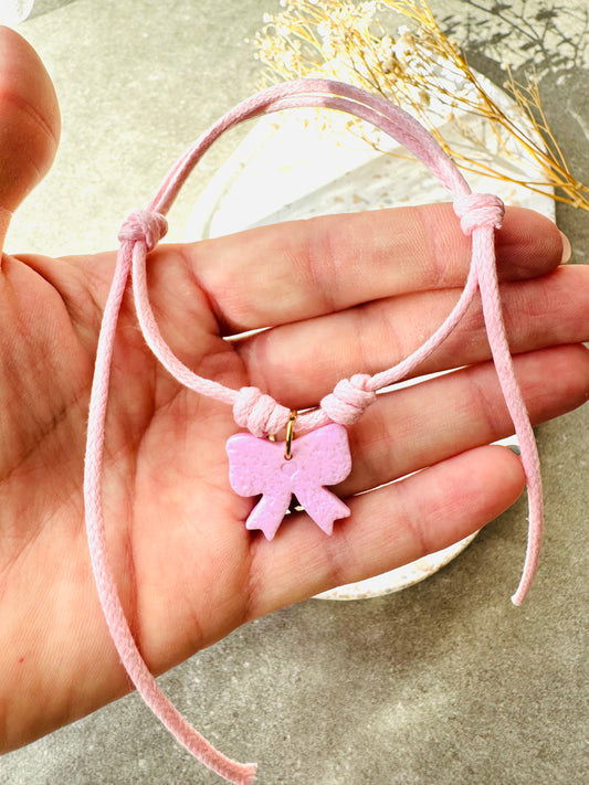 Bracelet Ajustable noeud pastel