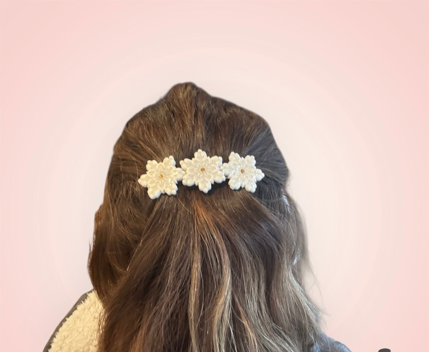 Barrette flocon de neige