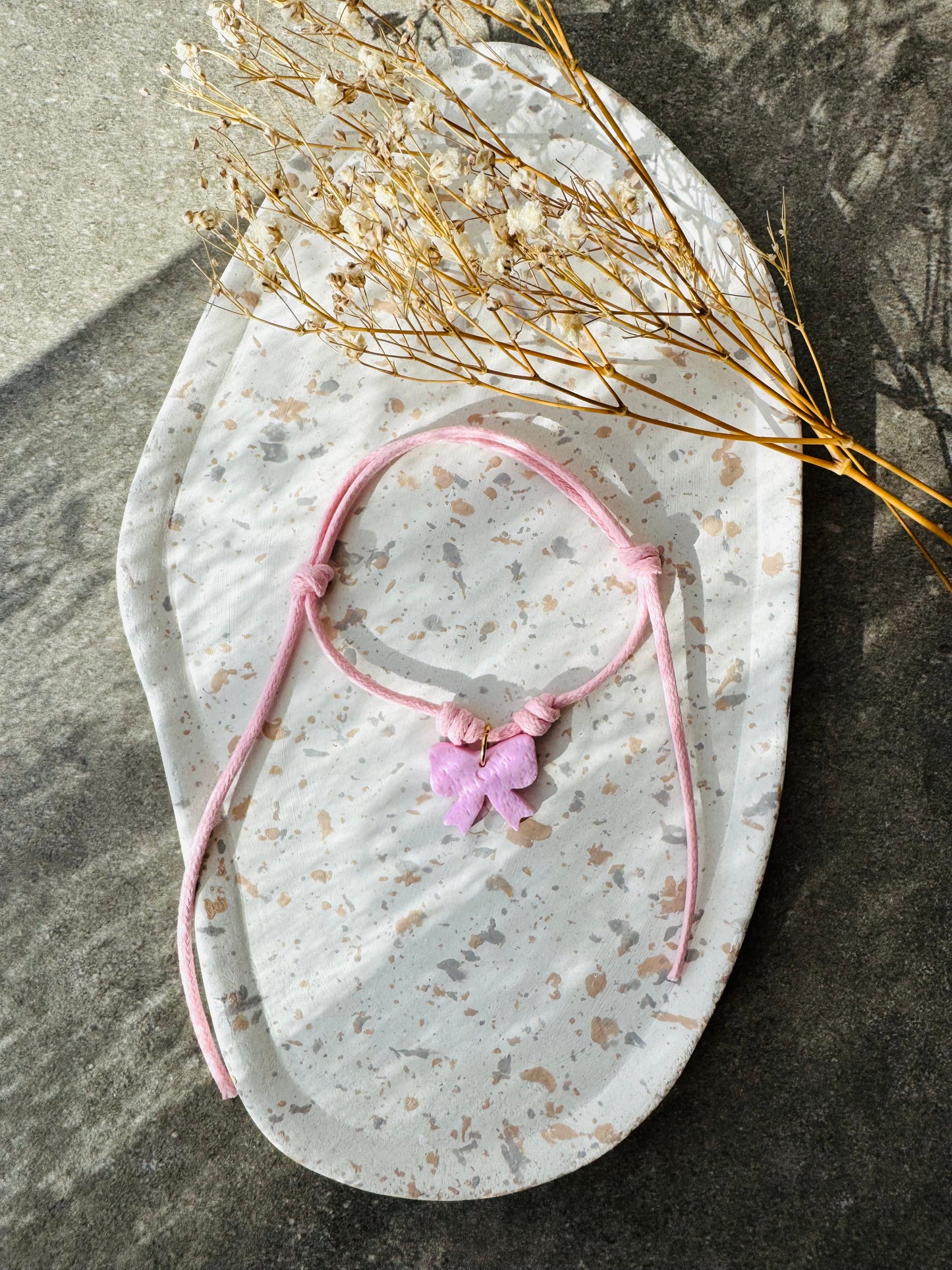 Bracelet Ajustable noeud pastel